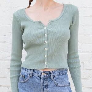 Brandy Melville zelly ribbed long sleeve